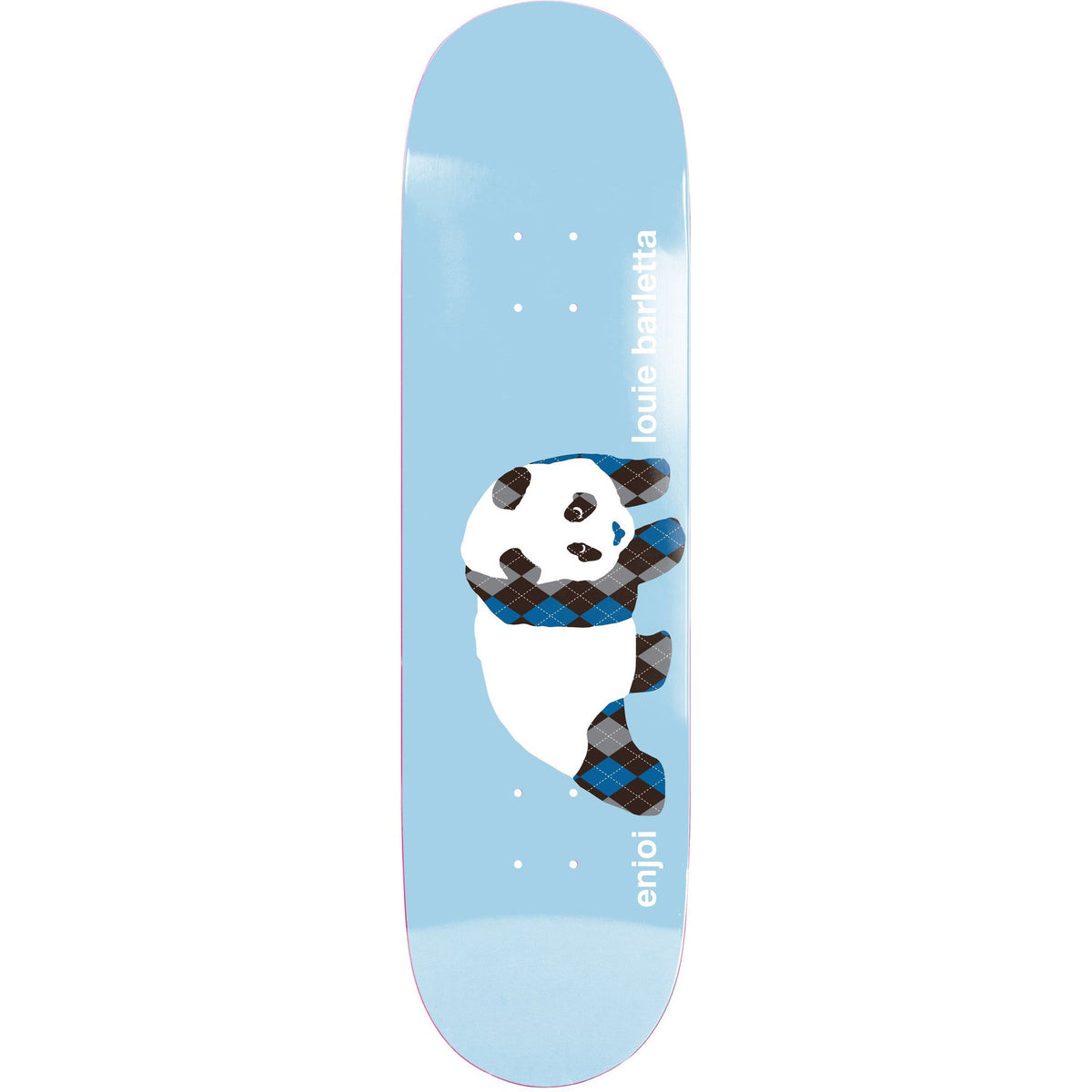 Enjoi Argyle Panda Skateboard Deck - Barletta 8.5"