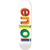Enjoi Helvetica Neue Skateboard Deck 8"