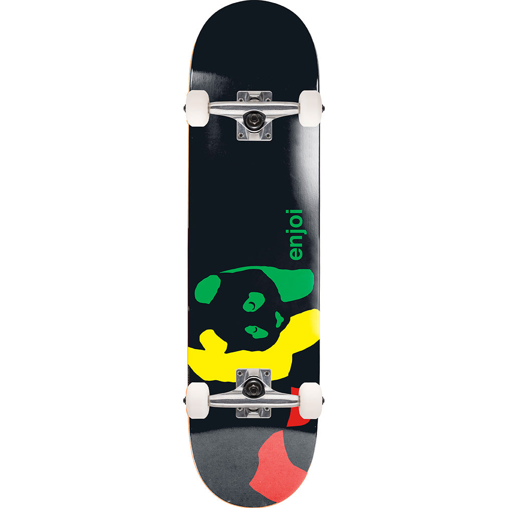 Enjoi Rasta Panda Complete Skateboard 8"