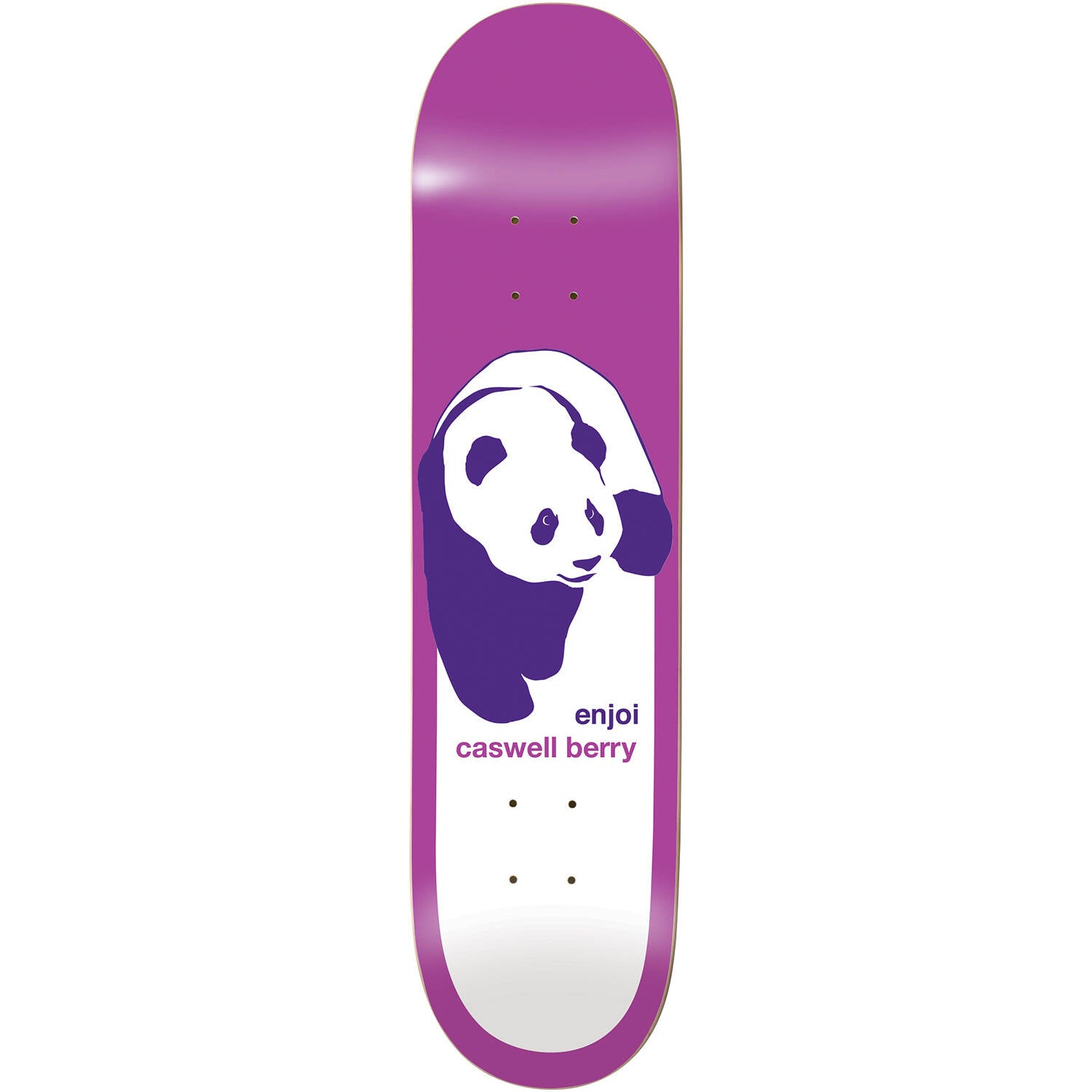 Enjoi Classic Panda Skateboard Deck - Berry 8"