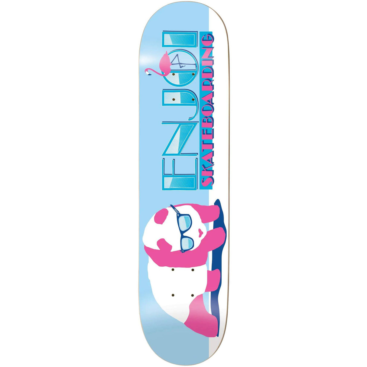 Enjoi Panda Vice Skateboard Deck - Blue 8''