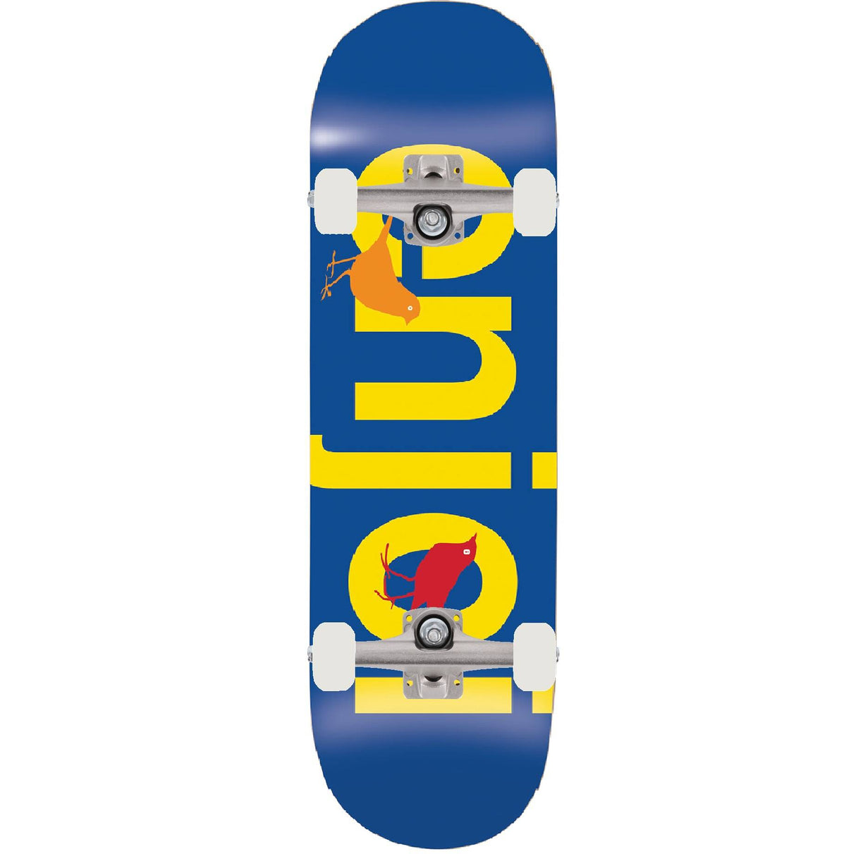 Enjoi Bird Watcher Custom Skateboard - Blue 8"