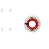 Enuff Corelite White Skateboard Wheels - Red