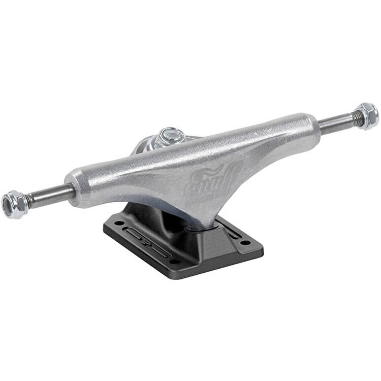 Enuff Decade Pro Satin Skateboard Trucks - Natural/Black 129mm