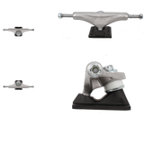 Enuff Decade Pro Satin Skateboard Trucks - Natural/Black 129mm