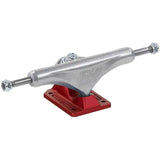 Enuff Decade Pro Satin Skateboard Trucks - Natural/Red 139mm