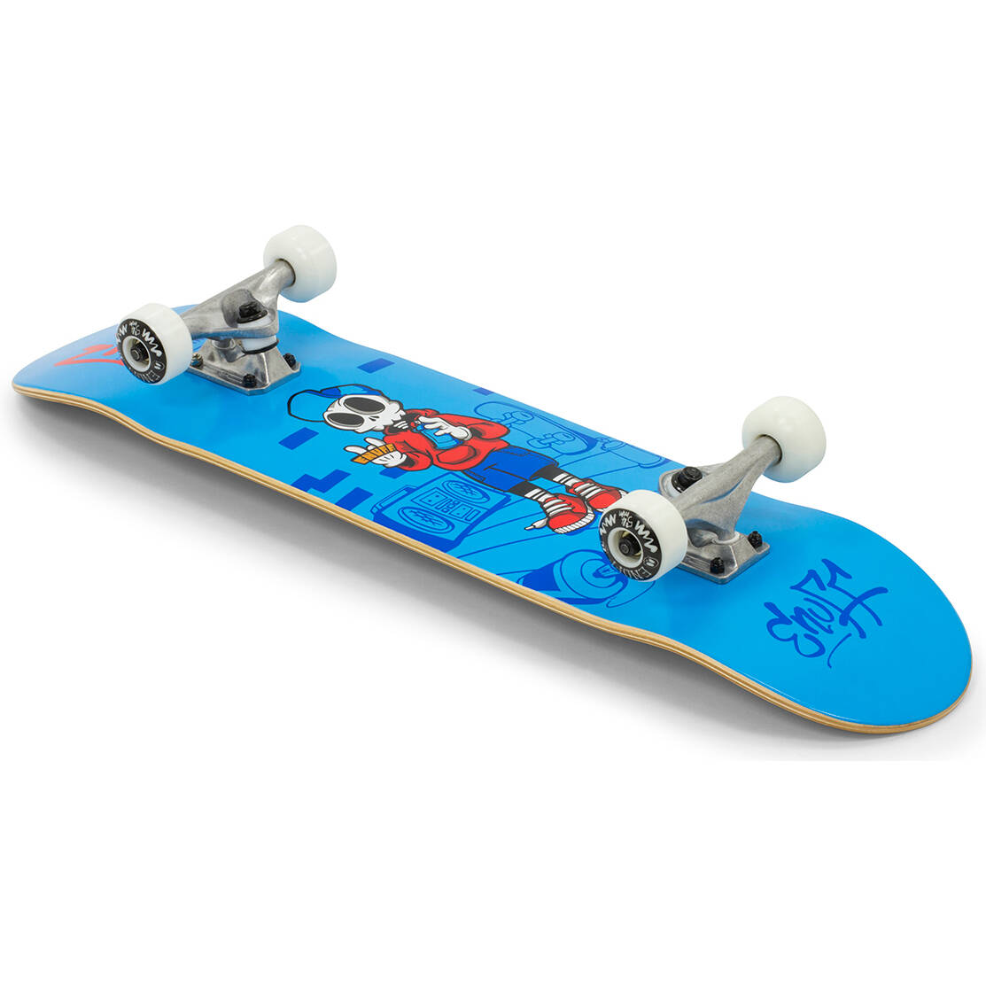 Enuff Skully Mini Complete Skateboard - Blue 7.25''