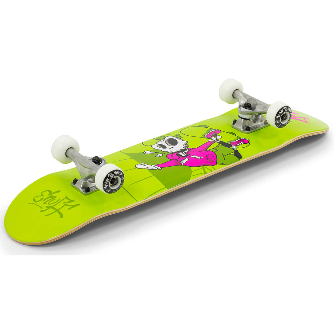 Enuff Skully Mini Complete Skateboard - Green 7.25''