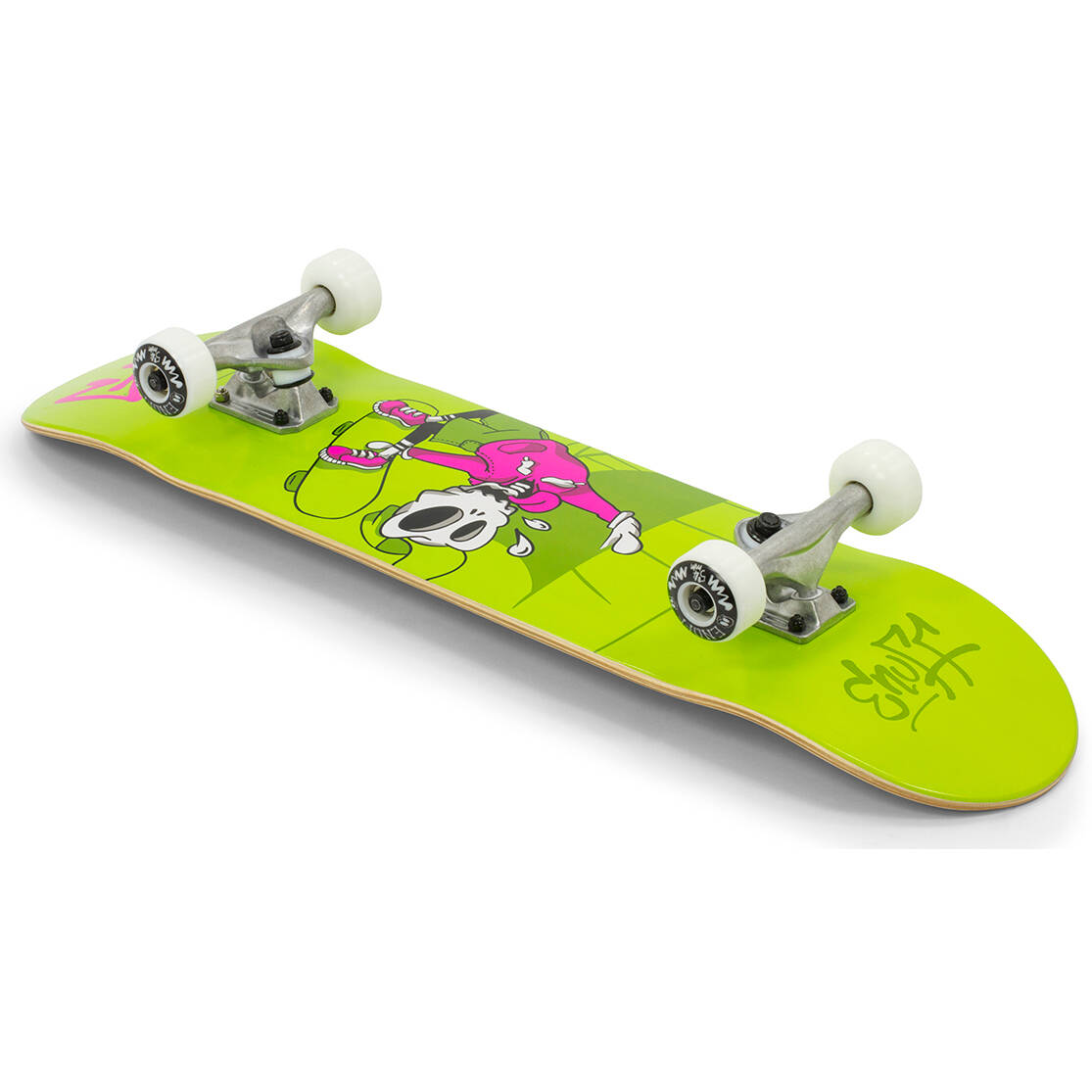 Enuff Skully Mini Complete Skateboard - Green 7.25''