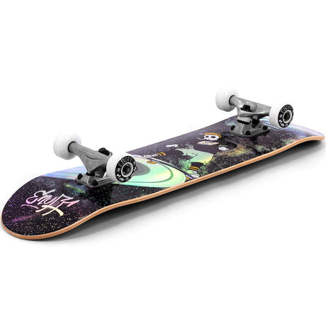 Enuff Skully Hologram Complete Skateboard 7.75" - Black