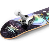Enuff Skully Hologram Complete Skateboard 7.75" - Black