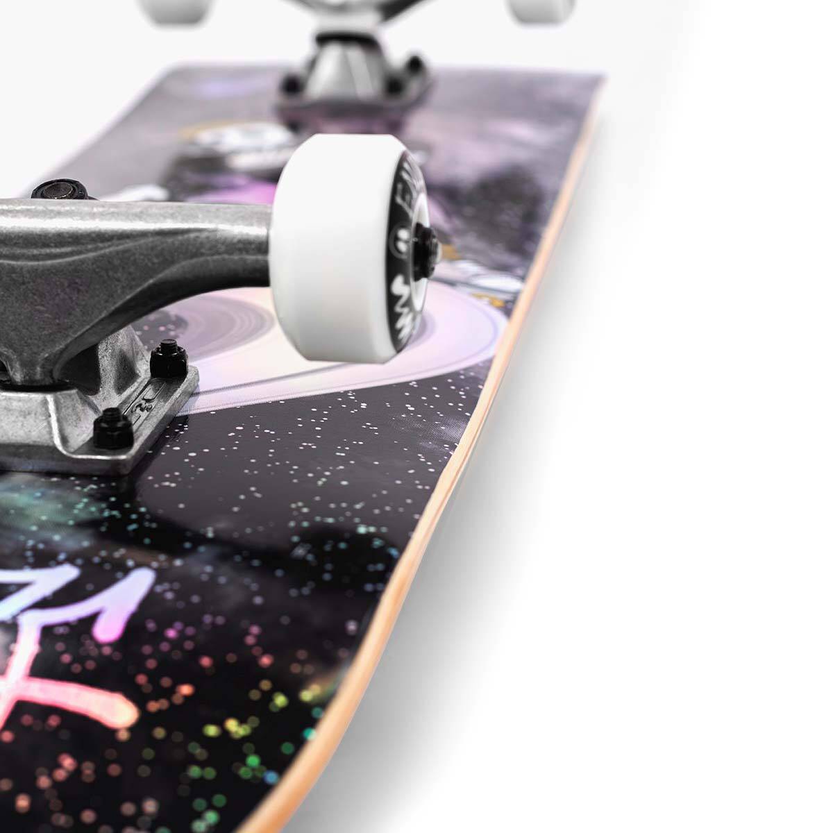 Enuff Skully Hologram Complete Skateboard 7.75" - Black