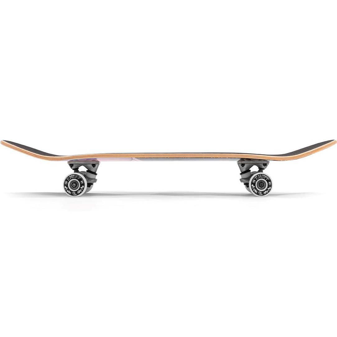 Enuff Skully Hologram Complete Skateboard 7.25" - White