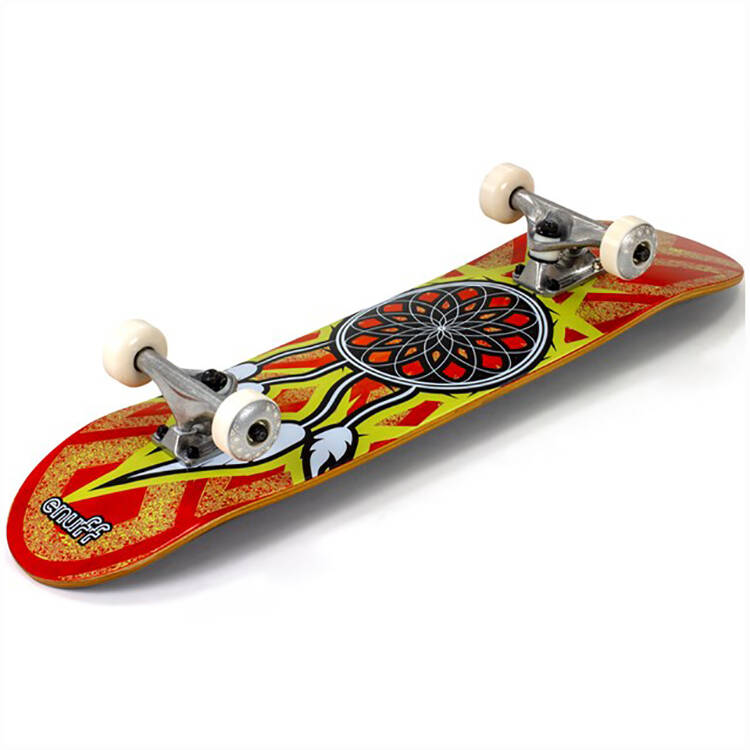 Enuff Dreamcatcher Complete Skateboard - Orange/Yellow 7.75''