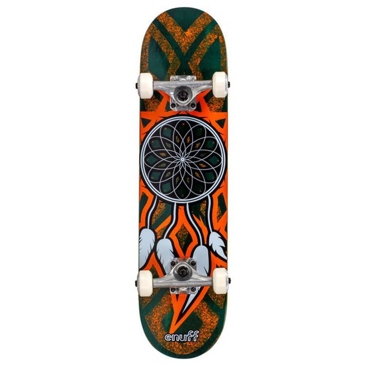 Enuff Dreamcatcher Complete Skateboard - Teal/Orange 7.75''