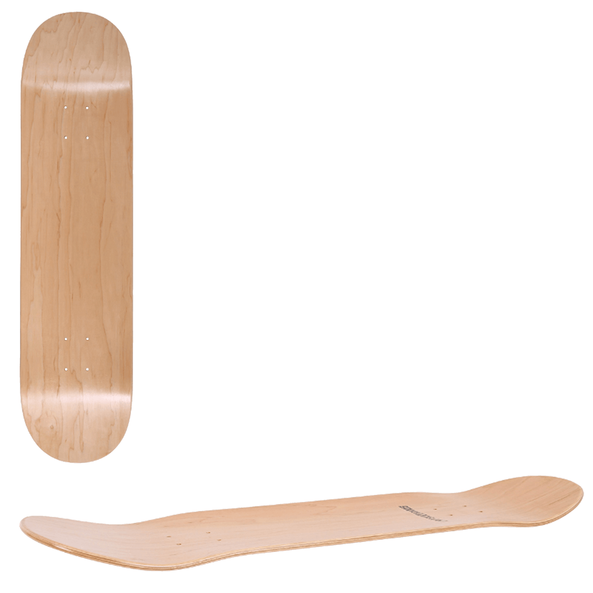 Enuff Classic Skateboard Deck - Natural 7.5''