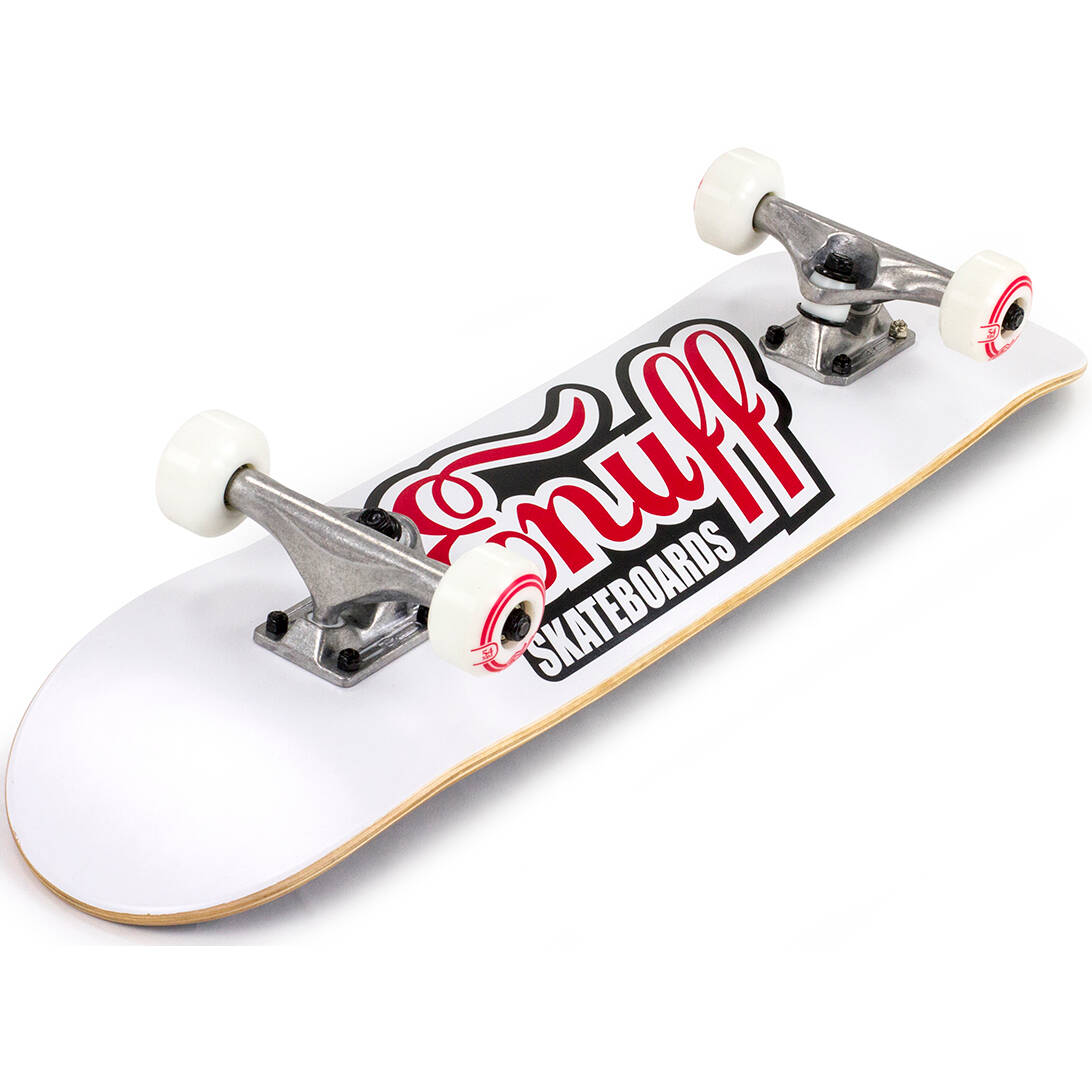 Enuff Classic Logo Mini Complete Skateboard - White 7.25''