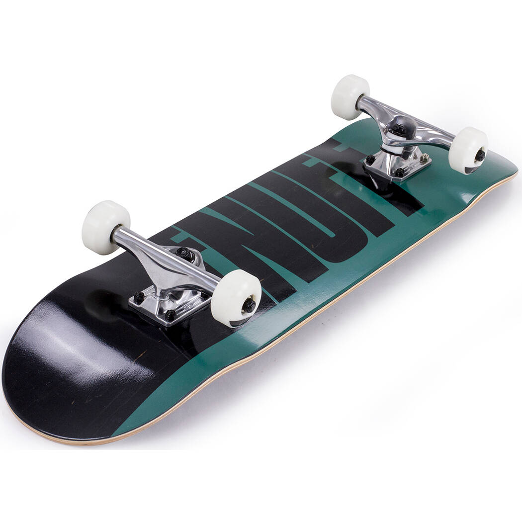 Enuff Half Stain Complete Skateboard - Green 8''