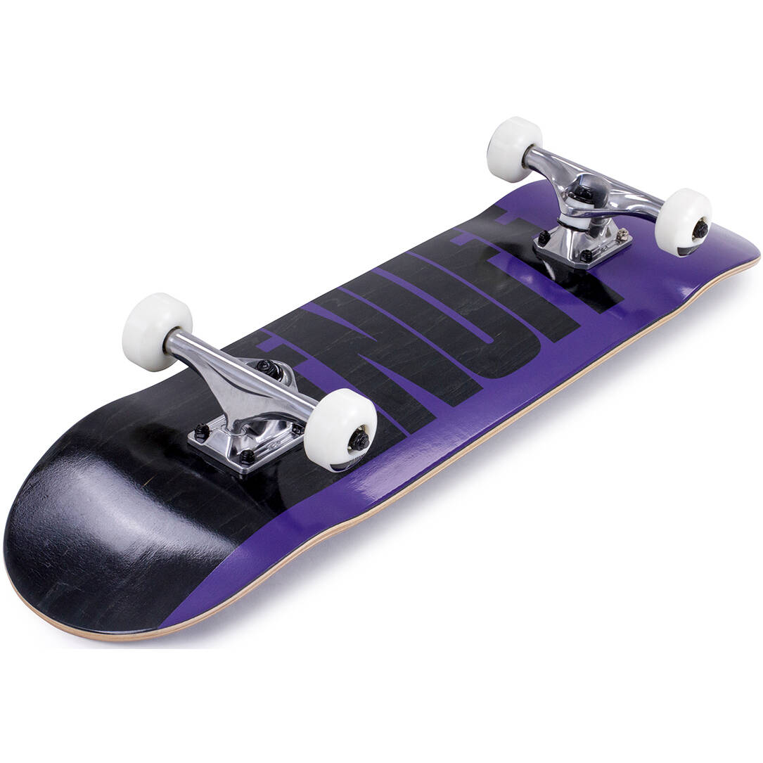 Enuff Half Stain Complete Skateboard - Purple 8''