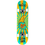 Enuff Lucha Libre Complete Skateboard - Yellow/Blue 7.75''
