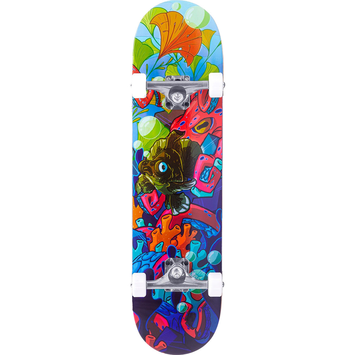 Enuff Lost At Sea Complete Skateboard - Goldfish 8"