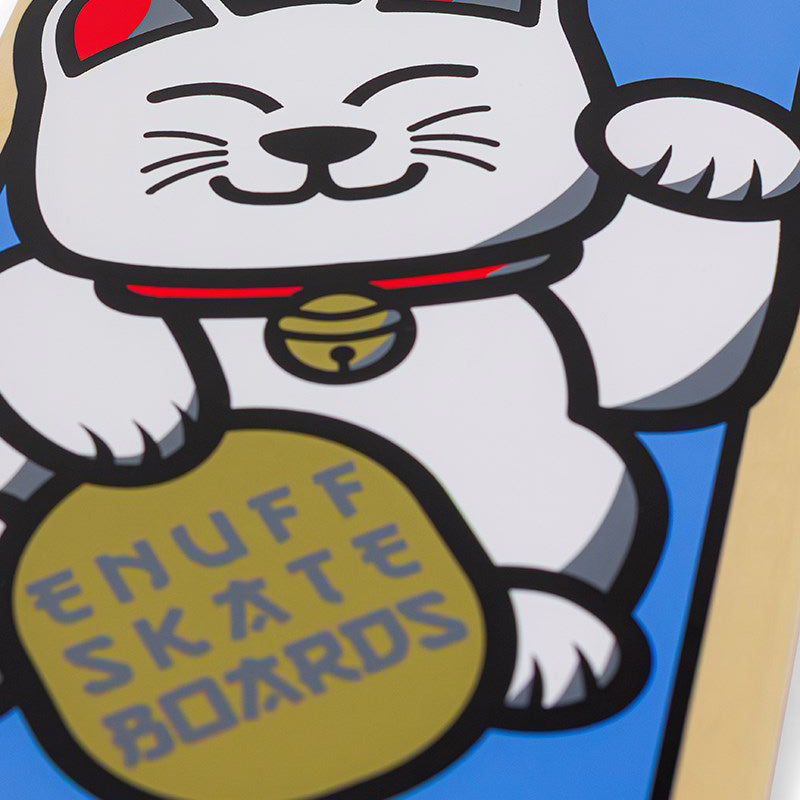 Enuff Lucky Cat Skateboard Deck - Natural 8"