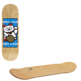 Enuff Lucky Cat Skateboard Deck - Natural 7.75"