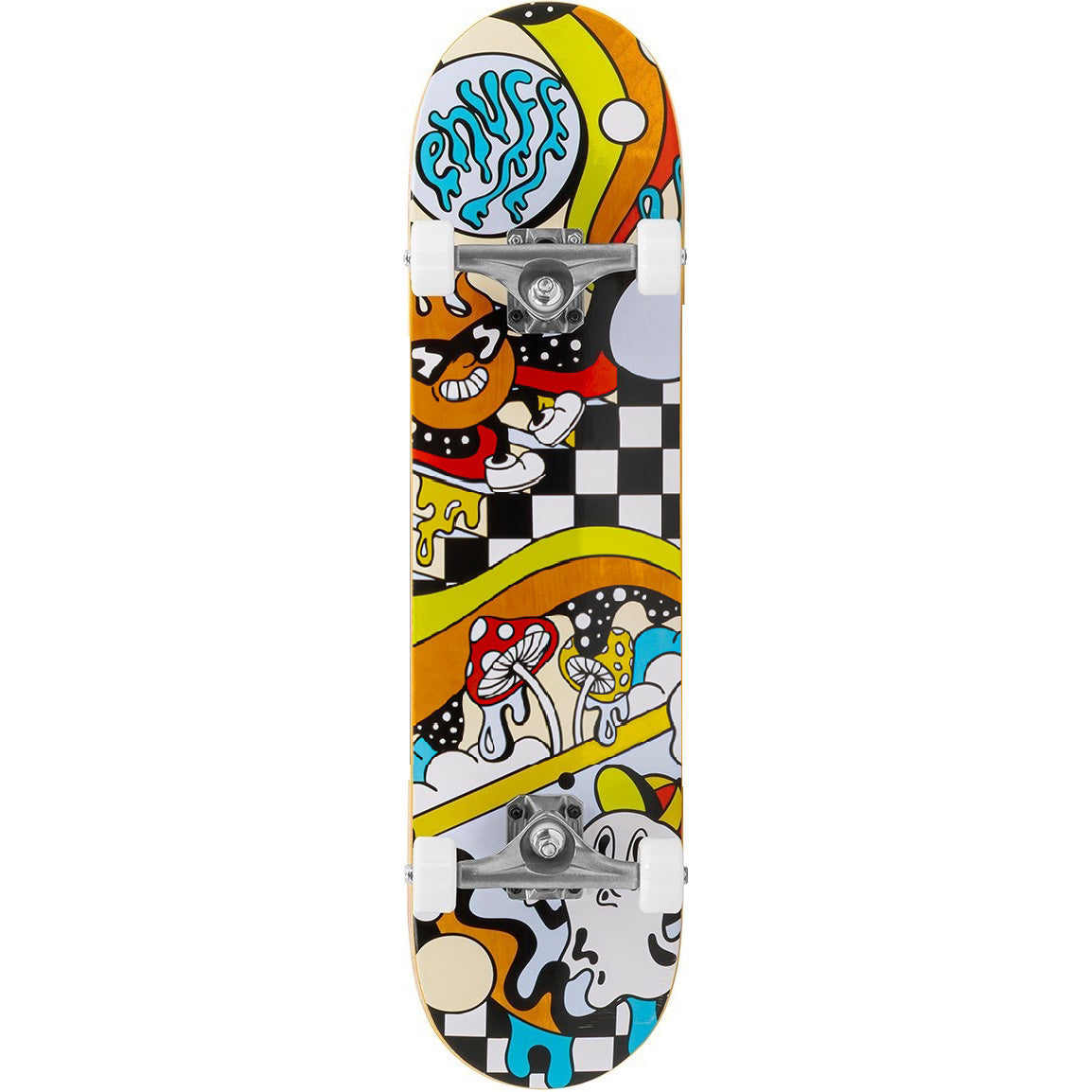 Enuff Meltworld Mini Complete Skateboard - Confused 7.25"