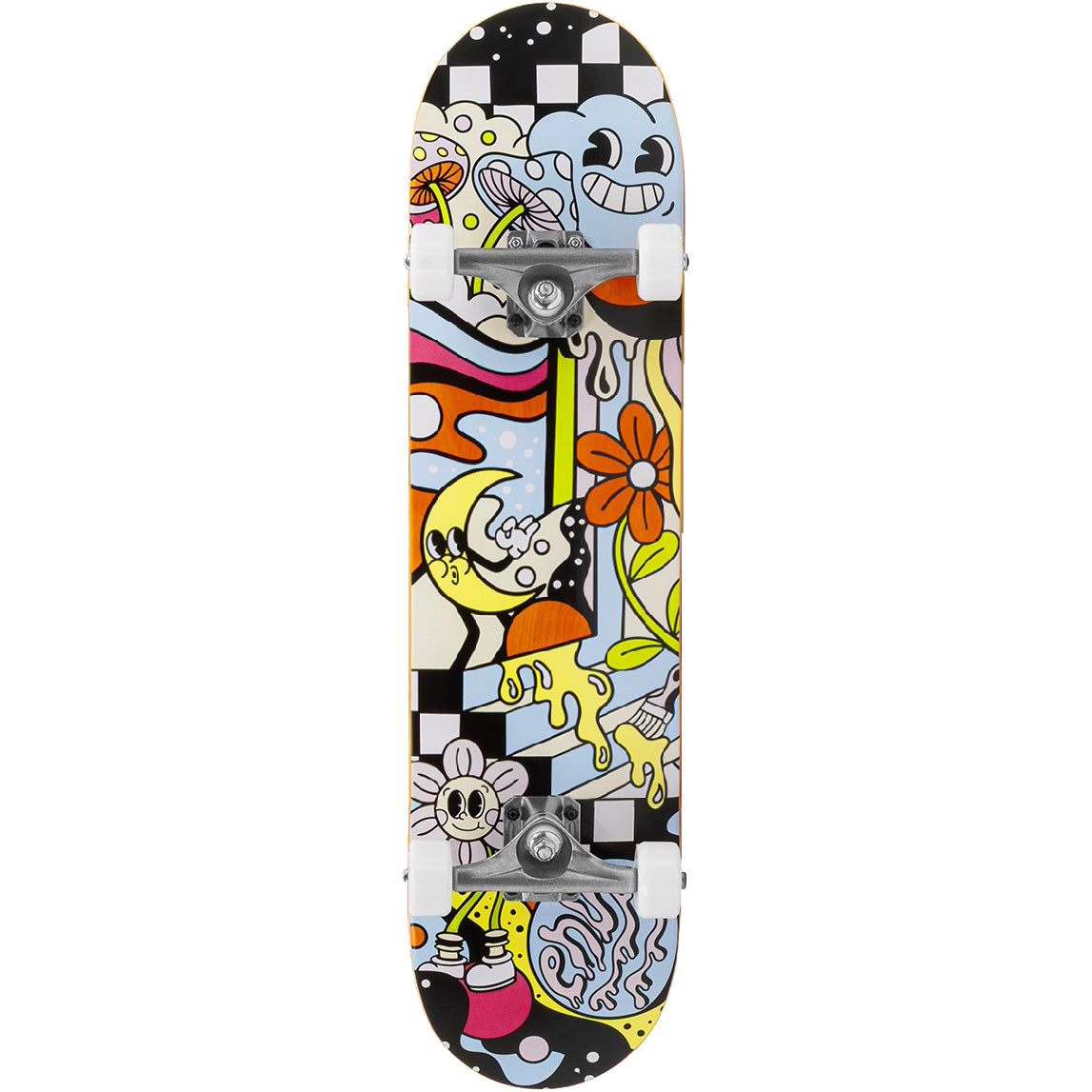 Enuff Meltworld Mini Complete Skateboard - Dazed 7.25"