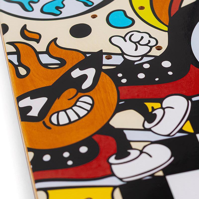 Enuff Meltworld Skateboard Deck - Confused 8.25"