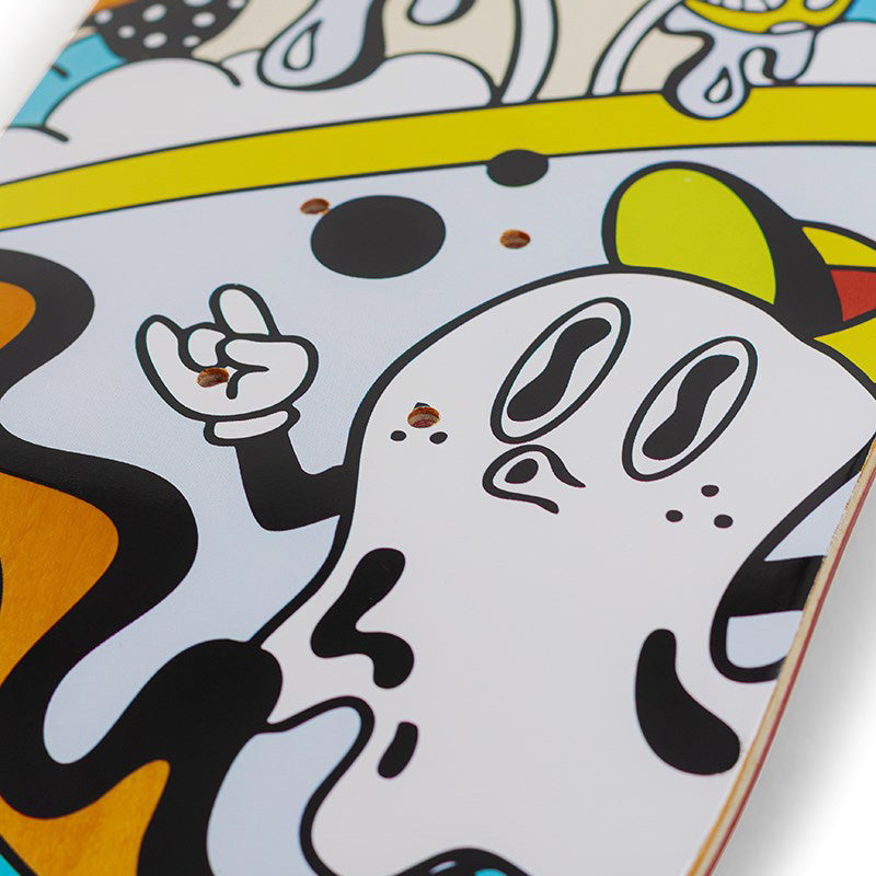 Enuff Meltworld Skateboard Deck - Confused 8"