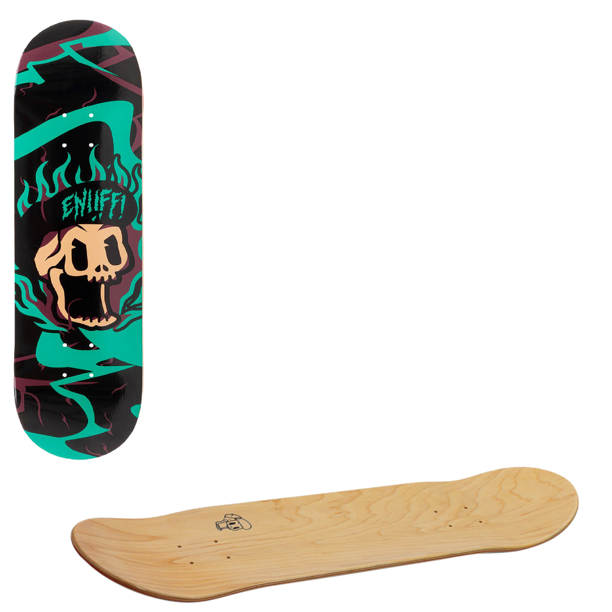 Enuff Pyro Skateboard Deck - Blue 8"