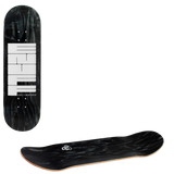 Enuff Throwback Skateboard Deck - Black 8.5"