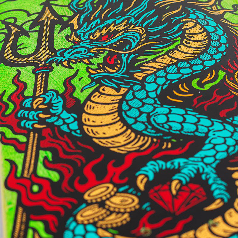 Enuff Yokai Skateboard Deck - Dragon 8.5"