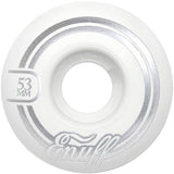Enuff Refresher II 55D Skateboard Wheels - White 51mm