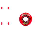Enuff Super Softies Skateboard Wheels - Red 53mm