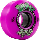 Enuff Super Softies Skateboard Wheels - Purple 55mm