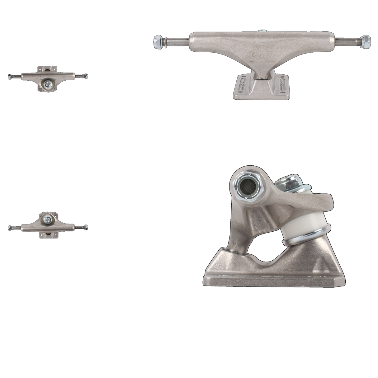 Enuff Decade Pro Satin Skateboard Trucks - Natural/Natural 149mm