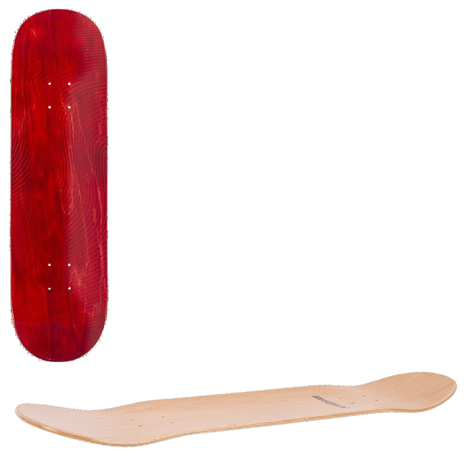 Enuff Classic Resin Skateboard Deck - Red 8''