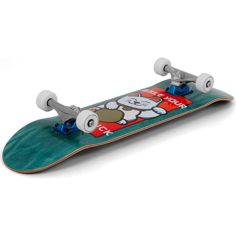 Enuff Lucky Cat Complete Skateboard  - Green 8"