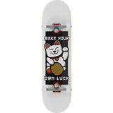 Enuff Lucky Cat Complete Skateboard - White 8"
