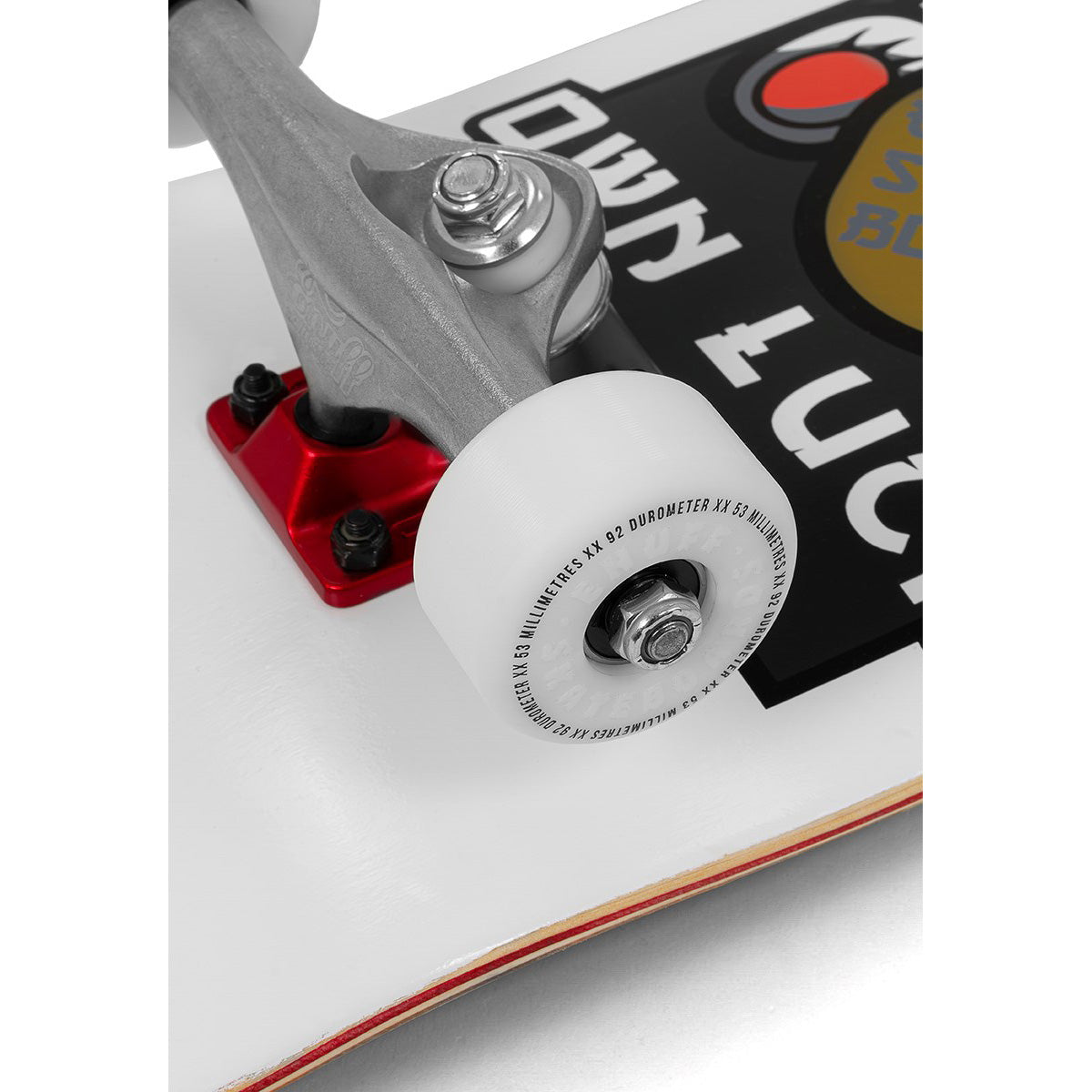 Enuff Lucky Cat Complete Skateboard - White 8"