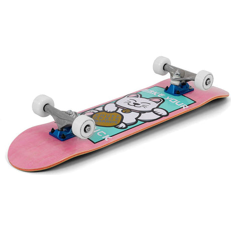 Enuff Lucky Cat Mini Complete Skateboard - Pink 7.25"