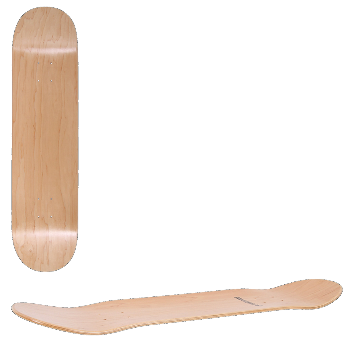 Enuff Classic Skateboard Deck - Natural 8.5"