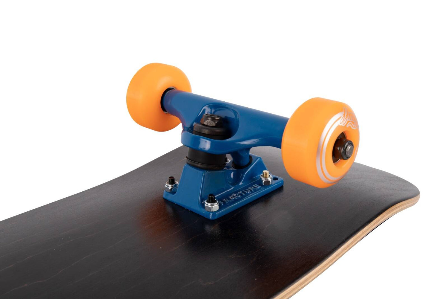 Enuff Bold Custom Skateboard - Black/Blue/Orange 8''
