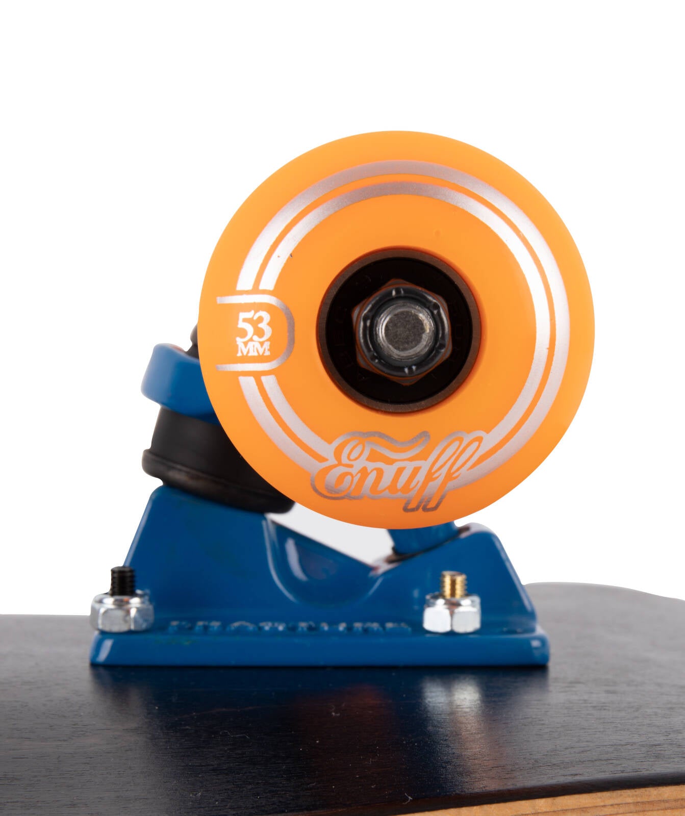 Enuff Bold Custom Skateboard - Black/Blue/Orange 7.75''