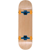 Enuff Bold Custom Skateboard - Natural/Blue/Orange 8.25''