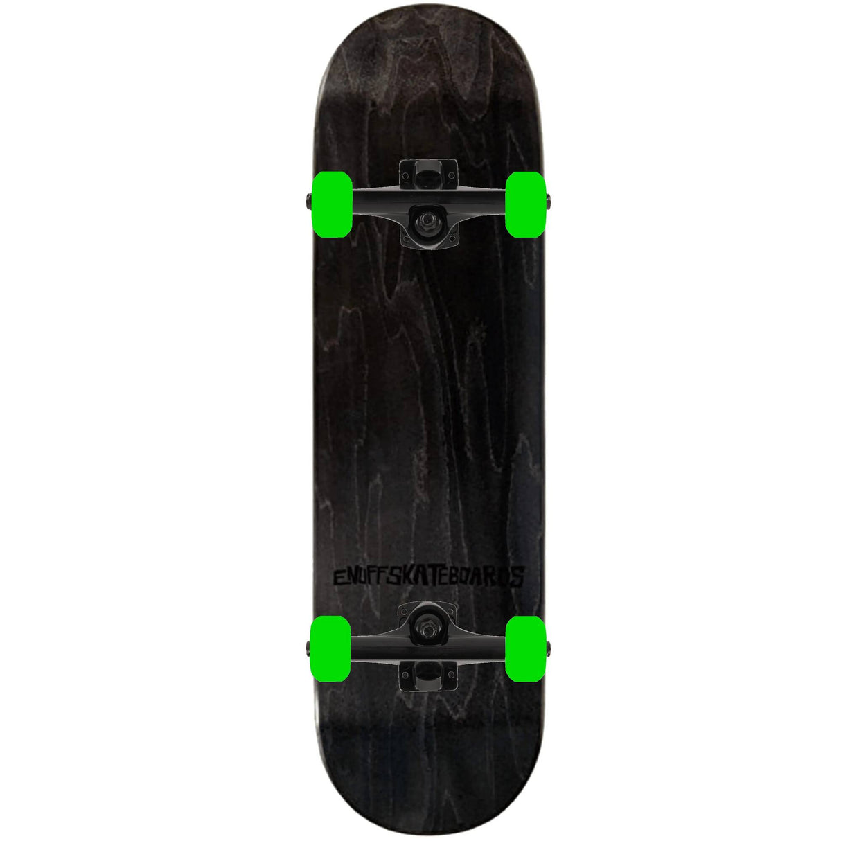 Enuff Classic Custom Skateboard - Black/Green 8''