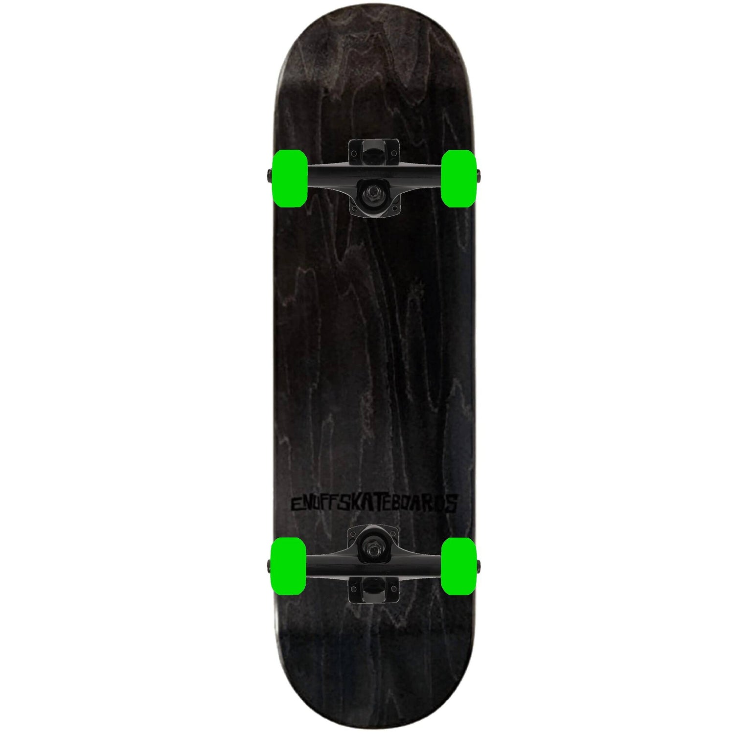 Enuff Classic Custom Skateboard - Black/Green 8''