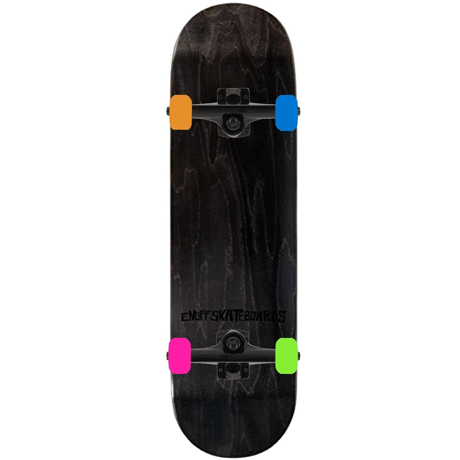 Enuff Classic Custom Skateboard - Black/Multi 8''
